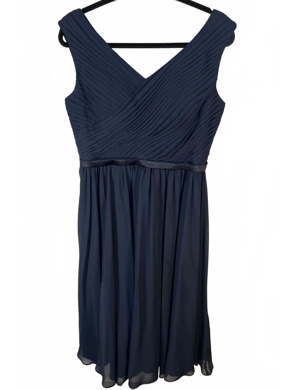 JJ's House Steel Blue Chiffon Midi Dress | Elegant Formal Whimsigoth Fairycore